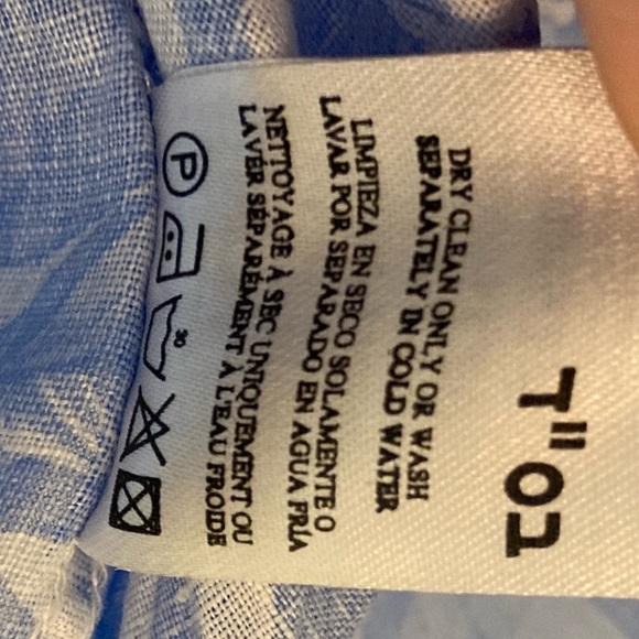 Bertigo Button Down Shirt Men’s US 3XL Tropical Blue and White Collared - Picture 9 of 14